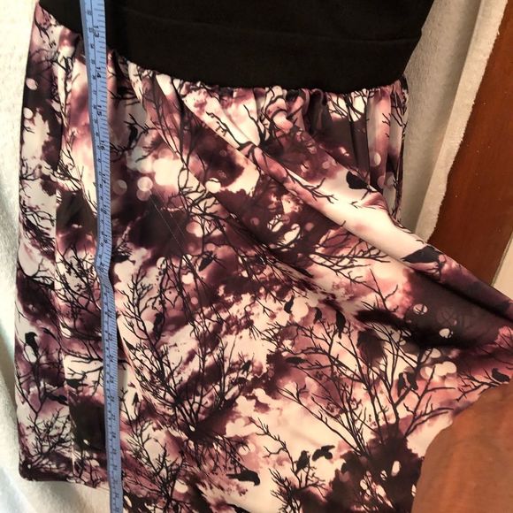 Hot topic dress black top patterned bottom s S - Picture 3 of 8